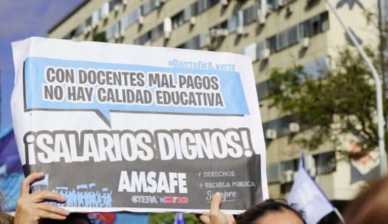 AMSAFE exige a Pullaro la reapertura de paritarias