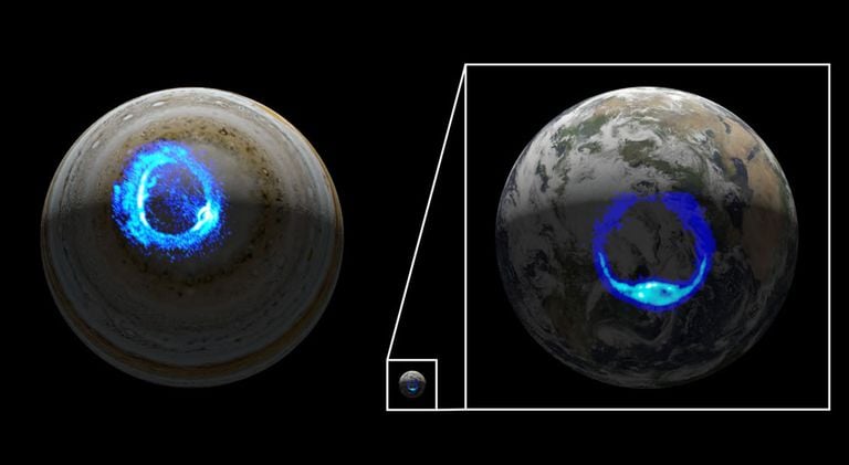 COSMOS SISTEMA SOLAR las misteriosas luces de jupiter