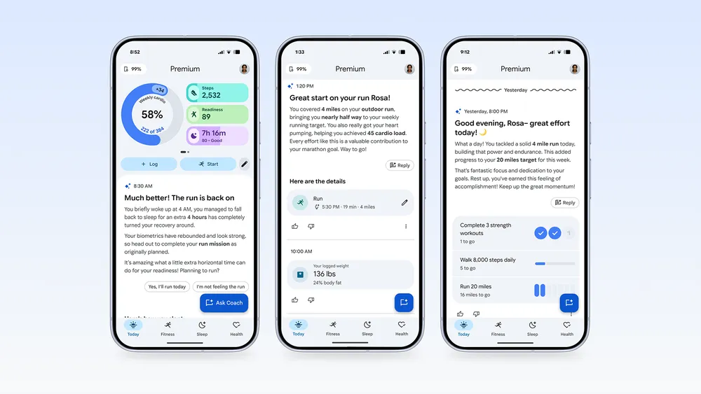 Google lanza oficialmente su entrenador de salud con IA a nivel mundial