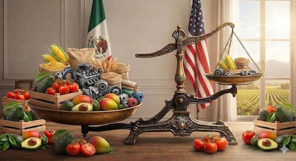 Superávit de 4 mil mdd registra balanza comercial agroalimentaria de México, al primer semestre de 2026