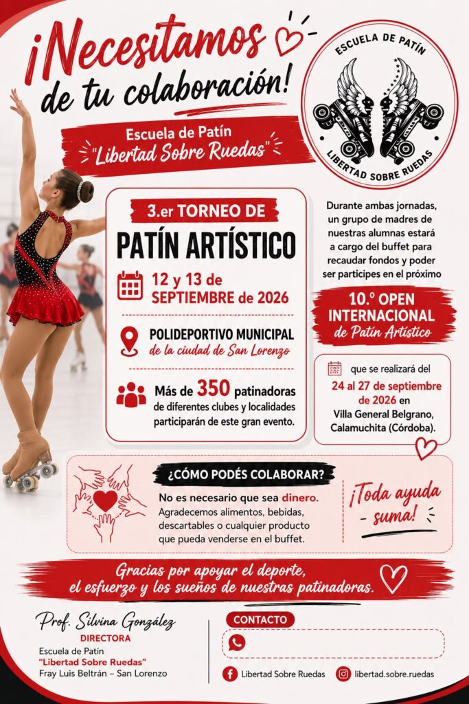 Patín solidario para cumplir un sueño
