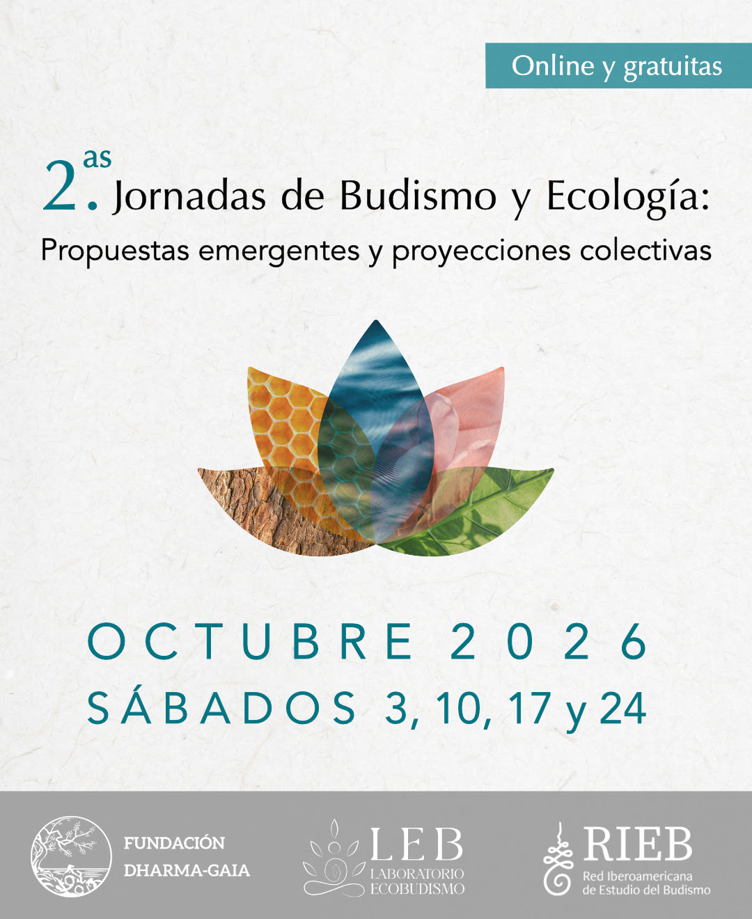 Invitación a las II Jornadas Internacionales de Budismo y Ecología «Propuestas emergentes y proyecciones colectivas»