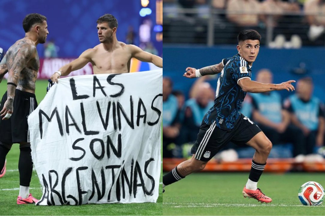 La historia detrás de la bandera de Malvinas ante Inglaterra: la confesión de Thiago Almada