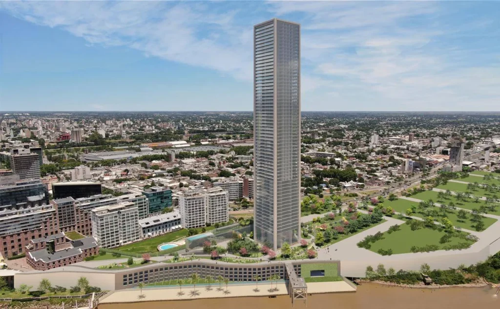 El nuevo skyline rosarino: así será la torre de 200 metros que transformará la ex Unidad 1