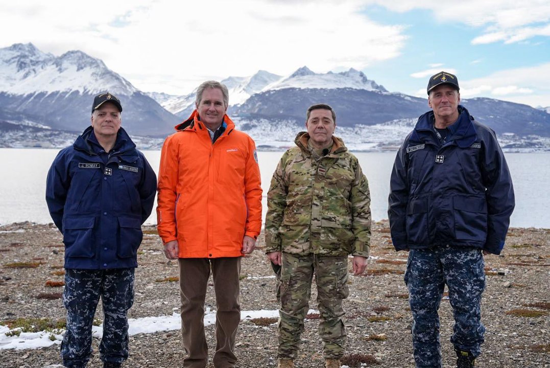 Malvinas: Quirno y Presti recorrieron en Ushuaia el predio donde se construirá la Base Naval Integrada