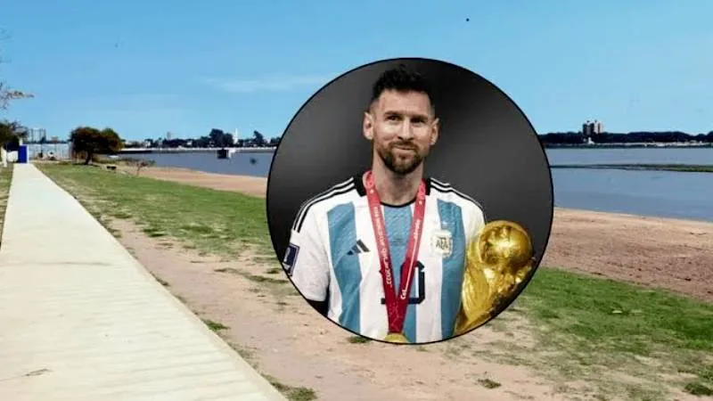 Nombraron Lionel Messi a sector de costanera de Santa Fe que se llamaba Néstor Kirchner