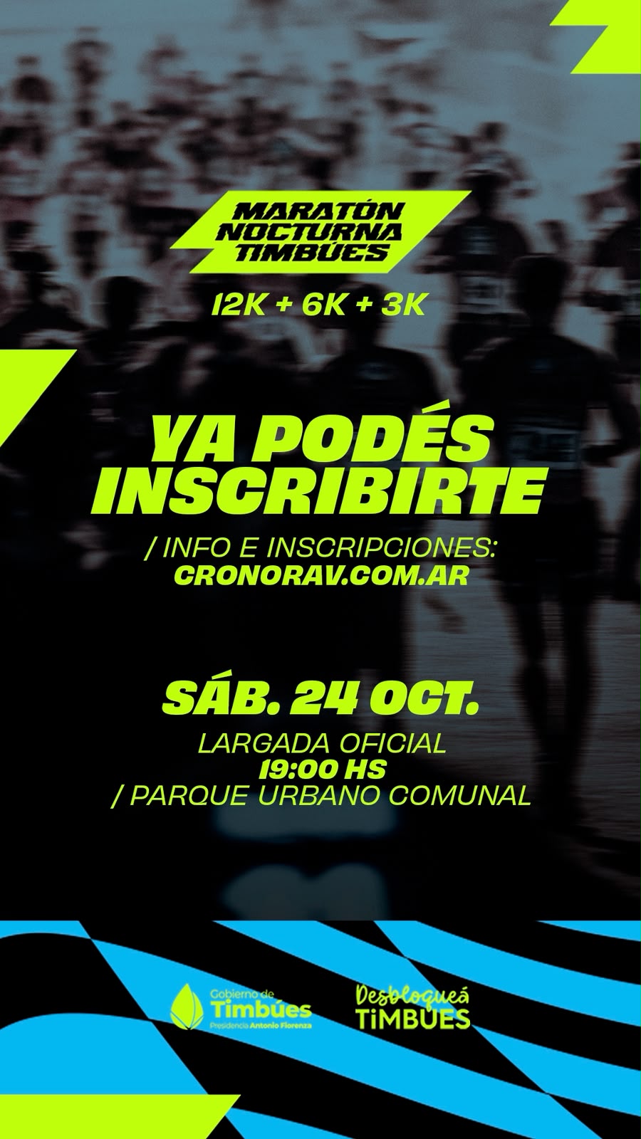 Timbúes abrió la inscripción para la maratón nocturna